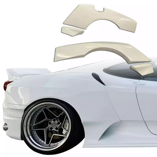 ModeloDrive FRP HOM Wide Body Fenders (rear) > Ferrari F430 2005-2009 - image 1