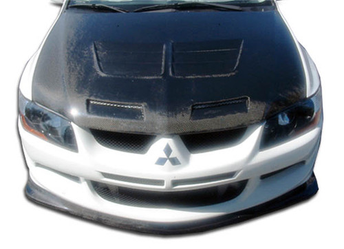 2003-2005 Mitsubishi Lancer Evolution 8 Carbon Creations Demon Front Lip Under Spoiler Air Dam 1 Piece