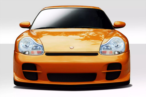 1999-2001 Porsche 911 Carrera 996 C2 C4 and 1997-2004 Porsche Boxster Duraflex GT-2 Look Front Bumper Cover 2 Piece