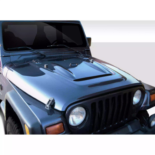 1997-2006 Jeep Wrangler Duraflex Heat Reduction Hood (must be used with highline fenders) 1 Piece