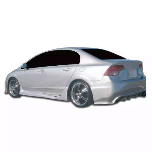 2006-2011 Honda Civic 4DR Duraflex I-Spec Rear Bumper Cover 1 Piece