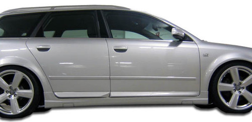2002-2008 Audi A4 B6 B7 S4 4DR Wagon Duraflex OTG Side Skirts Rocker Panels 2 Piece