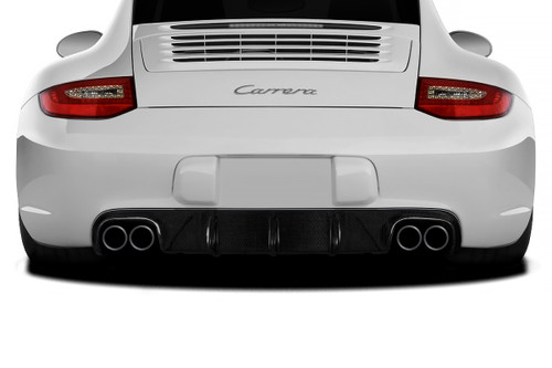 2009-2011 Porsche 911 Carrera 997 C2 C2S C4 C4S Targa 4 Targa 4S Cabriolet Carbon AF-2 Rear Diffuser ( CFP ) 1 Piece