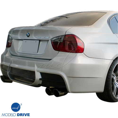 ModeloDrive FRP WAL BISO Rear Bumper > BMW 3-Series E90 2007-2010> 4dr - image 1