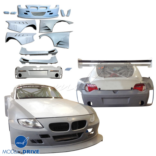 ModeloDrive FRP GTR Wide Body Kit 8pc > BMW Z4 E86 2003-2008 > 3dr Coupe - image 1