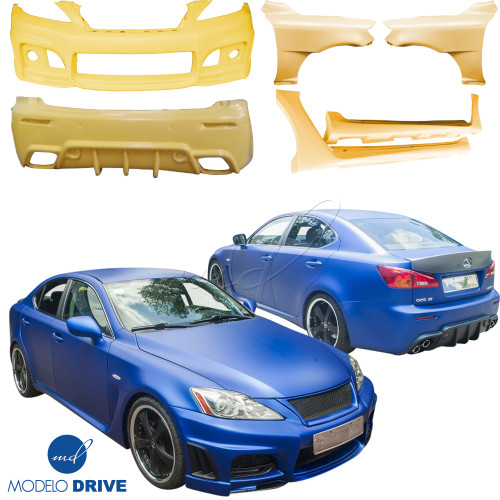 ModeloDrive FRP WAL BISO Body Kit 6pc > Lexus IS F 2012-2013 - image 1