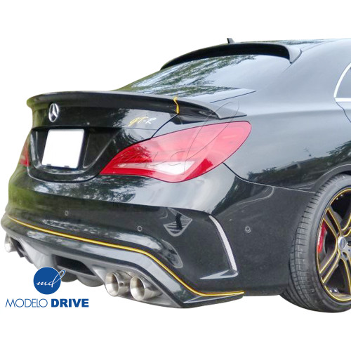ModeloDrive FRP PIEC Rear Diffuser > Mercedes-Benz CLA-Class C117 2014-2017 > only fits Sport Package Bumper - image 1