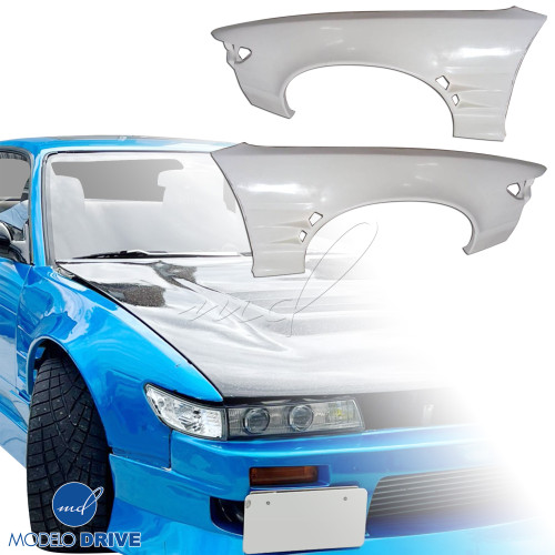 ModeloDrive FRP ORI t3 55mm Wide Body Fenders (front) > Nissan Silvia S13 1989-1994> 2/3dr - image 1