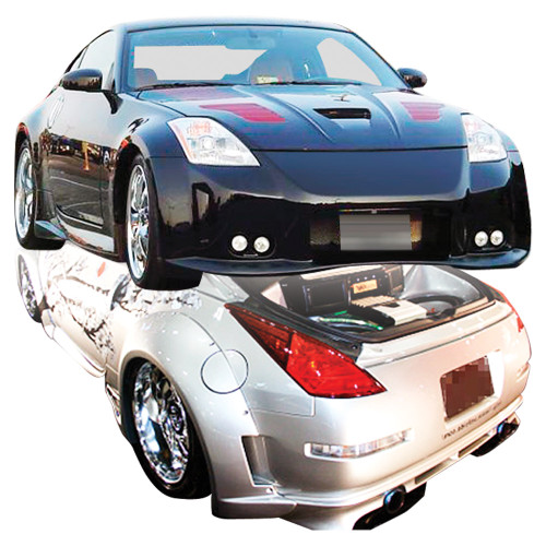 2003-2008 Nissan 350Z Z33 Duraflex Vader 3 Body Kit 4 Piece