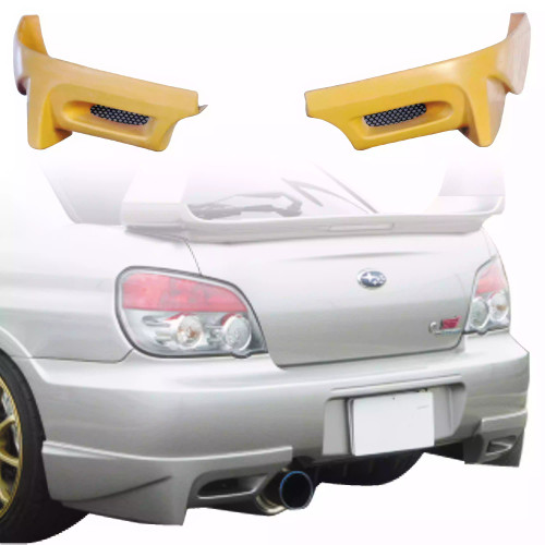 ModeloDrive FRP ING Rear Add-on Valances 2pc > Subaru WRX 2004-2007 > 4dr Sedan - image 1