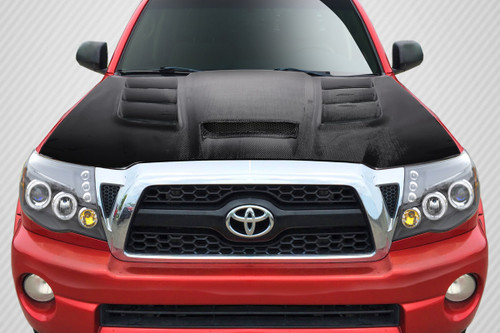 2005-2011 Toyota Tacoma Carbon Creations Viper Look Hood 1 Piece