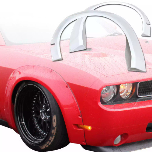 ModeloDrive FRP LBPE Wide Body Fender Flares (front) > Dodge Challenger 2008-2018 - image 1