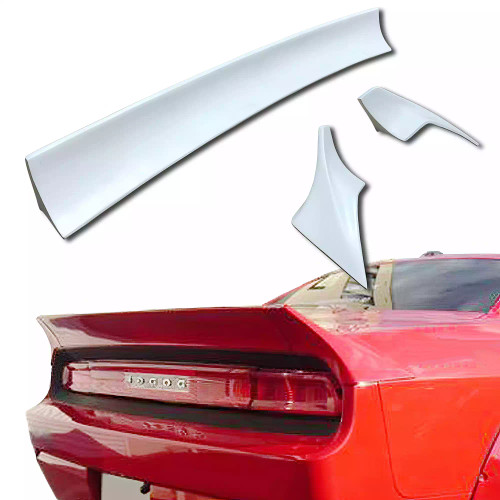 ModeloDrive FRP LBPE Trunk Spoiler Wing 3pc > Dodge Challenger 2008-2018 - image 1