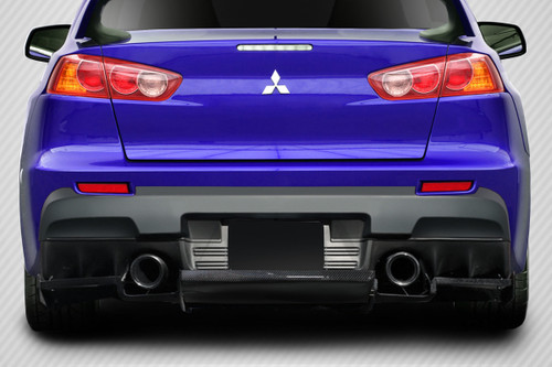 2008-2015 Mitsubishi Lancer Evolution 10 Carbon Creations VR-S Rear Diffuser 1 Piece