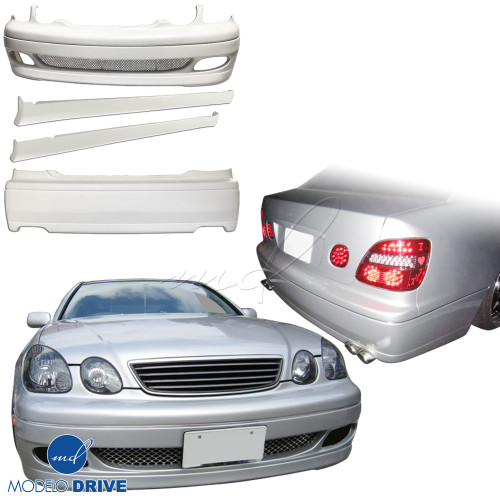 ModeloDrive FRP JUNT Body Kit 4pc > Lexus GS300 1998-2005 - image 1
