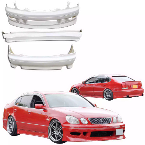 ModeloDrive FRP KAZA Body Kit 4pc > Lexus GS300 1998-2005 - image 1