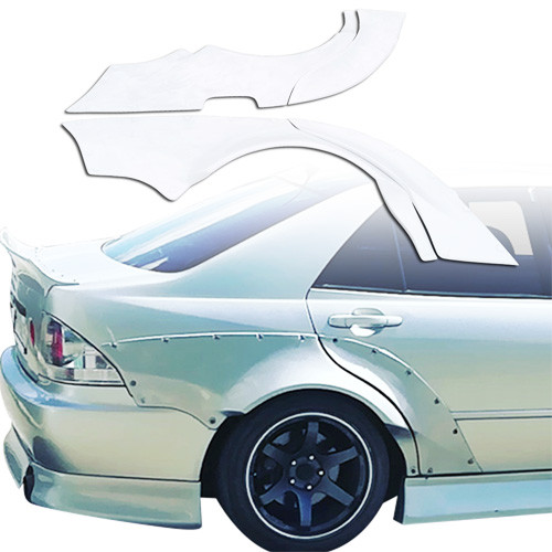 ModeloDrive FRP MSV Wide Body 50mm Fender Flares (rear) 6pc > Lexus IS Series IS300 2000-2005> 4dr