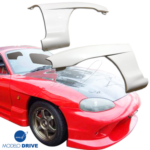 ModeloDrive FRP GVAR Wide Body 15mm Fenders (front) > Mazda Miata NB 1998-2005 - image 1