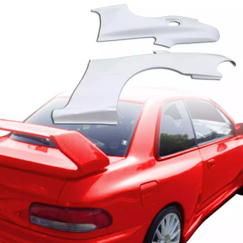 ModeloDrive FRP LS WRC 22B Wide Body Fenders (rear) 3pc > Subaru Impreza (GC8) 1993-2001 > 2dr Coupe - image 1