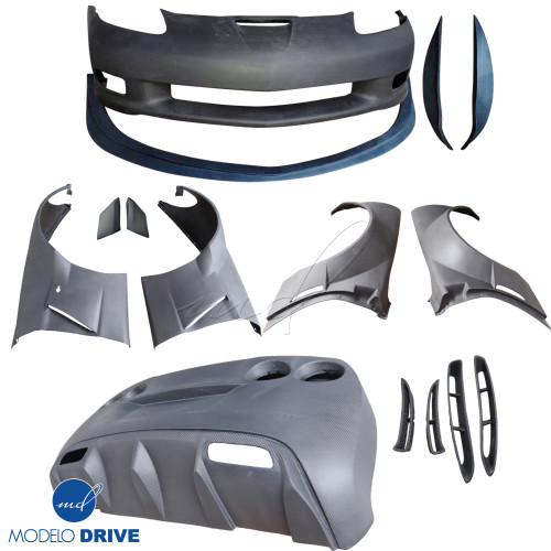 ModeloDrive Carbon Fiber GT3-XL Wide Body Kit > Chevrolet Corvette C6 2005-2013 - image 1
