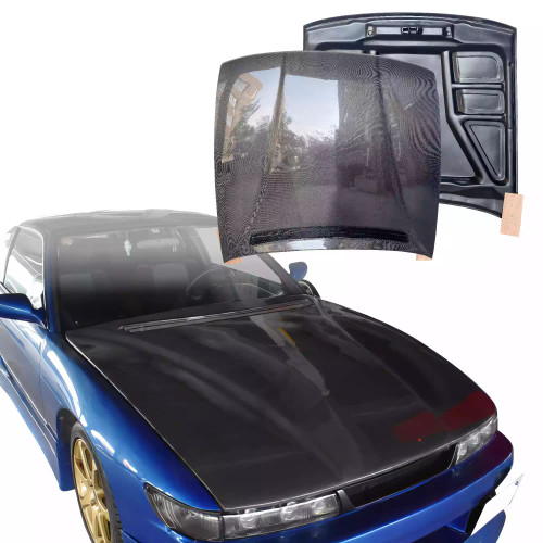 ModeloDrive Carbon Fiber ORI v2 Hood > Nissan Silvia S13 1989-1994 - image 1