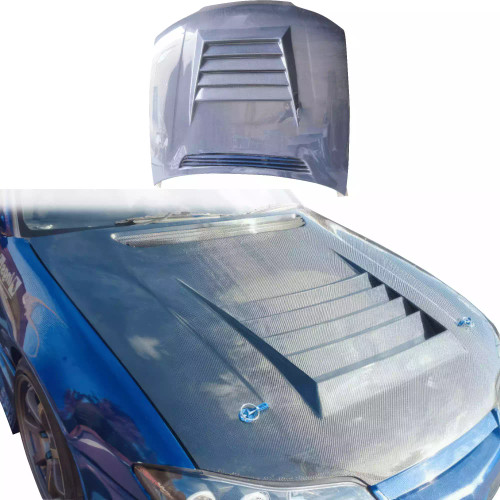 ModeloDrive Carbon Fiber DMA D1 Hood > Nissan Silvia S15 1999-2002 - image 1