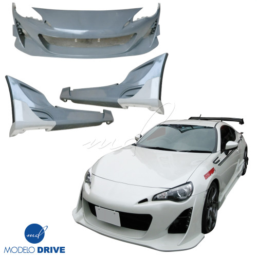 ModeloDrive FRP BLIT Body Kit 3pc > Subaru BRZ 2013-2020 - image 1