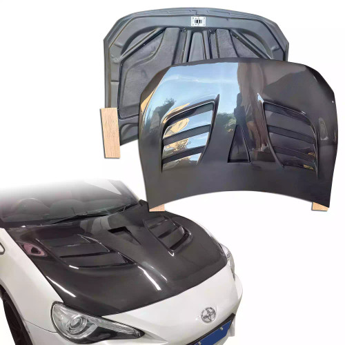 ModeloDrive Carbon Fiber VAR GT Hood > Subaru BRZ 2013-2020 - image 1