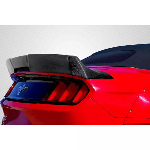 2015-2023 Ford Mustang Convertible Carbon Creations Grid Rear Wing Spoiler 3 Piece