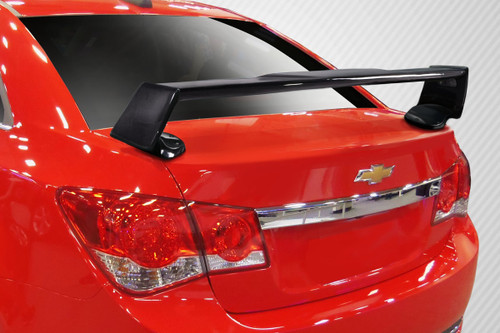 2011-2015 Chevrolet Cruze Carbon Creations QTM Wing Spoiler 3 Piece