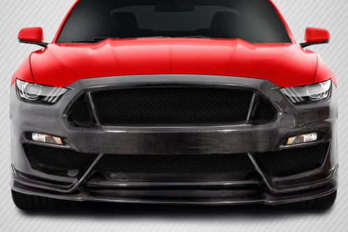 2015-2017 Ford Mustang Carbon Creations GT350 Look Front Bumper 1 Piece