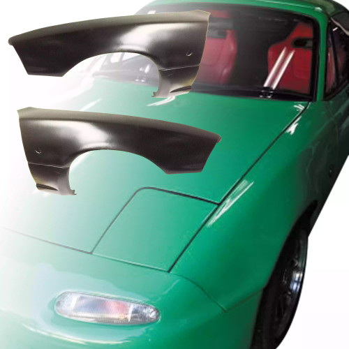 VSaero FRP ARIO Wide Body Fenders (front) 18mm > Mazda Miata MX-5 NA 1990-1997 - image 1