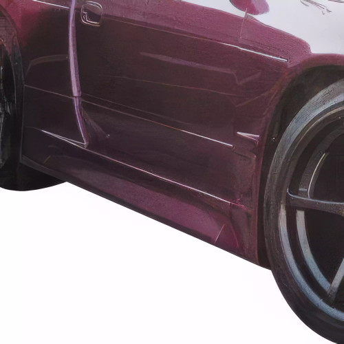 VSaero FRP VERT RIG Wide Body Side Skirts > Nissan 240SX 1989-1994 > 3dr - image 1