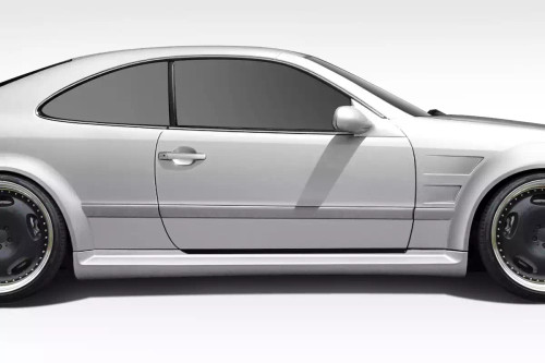 1998-2002 Mercedes CLK W208 Duraflex Black Series Look Wide Body Side Skirts Rocker Panels 2 Piece