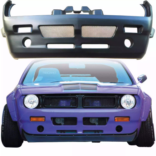 VSaero FRP TKYO Boss Wide Body Front Bumper > Nissan 240SX S14 1995-1998 - image 1