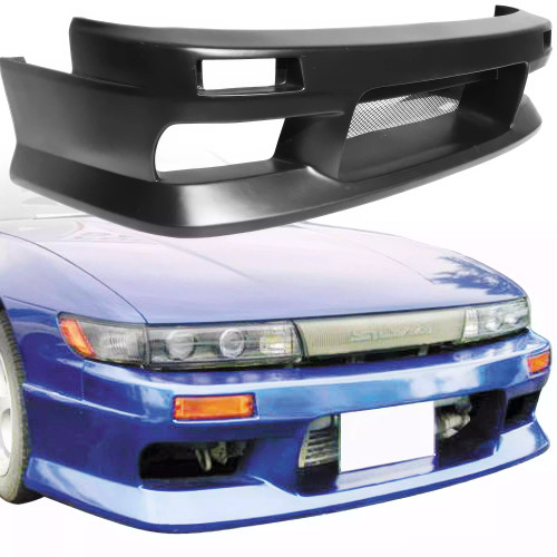 VSaero FRP MSPO v2 Front Bumper > Nissan Silvia S13 1989-1994 - image 1