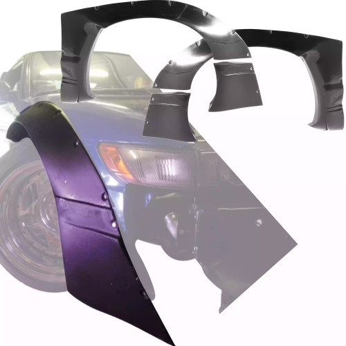 VSaero FRP TKYO v2 Wide Body Fender Flares (front) 4pc 50mm > Nissan Silvia S13 1989-1994 > 2dr Coupe - image 1