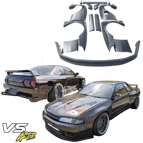 VSaero FRP TKYO Wide Body Kit w Wing > Nissan Skyline R32 1990-1994 > 2dr Coupe - image 1