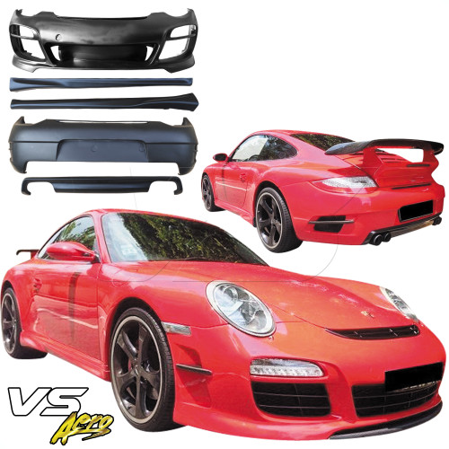 VSaero FRP MASO Body Kit 5pc > Porsche 911 997 2009-2012 - image 1