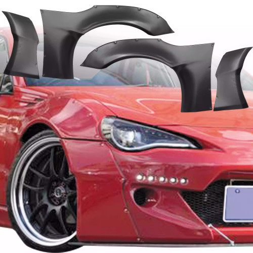 VSaero FRP TKYO v2 Wide Body 45mm Fender Flares (front) 4pc > Toyota 86 2017-2020 - image 1