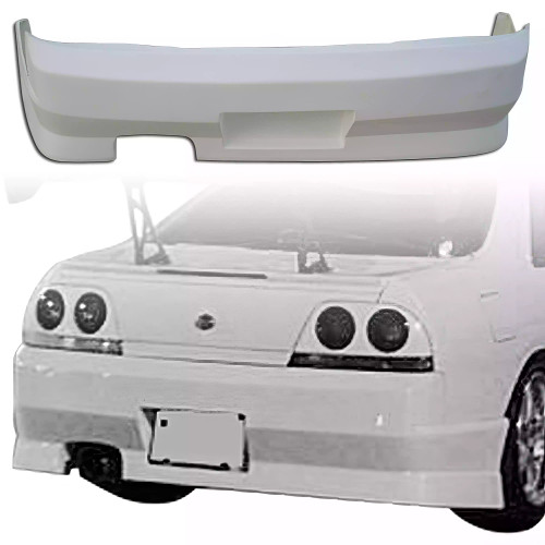 VSaero FRP FKON Rear Bumper > Nissan Skyline R33 GTS 1995-1998 > 2dr Coupe - image 1