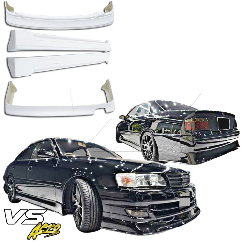 VSaero FRP TRAU Late Lip Body Kit 4pc > Toyota Chaser JZX100 1999-2000 - image 1