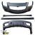 FRP WAL Body Kit 4pc > Maserati Quattroporte 2009-2012 - image 3