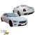 VSaero FRP WAL Body Kit 4pc > Maserati Quattroporte 2009-2012 - image 8
