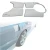 FRP URA Wide Body Fenders (rear) 4pc > Nissan Skyline (R34) GTT 1999-2002 > 4dr Sedan - image 1