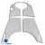 FRP URA Wide Body Fenders (rear) 4pc > Nissan Skyline (R34) GTT 1999-2002 > 4dr Sedan - image 5