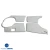 FRP URA Wide Body Fenders (rear) 4pc > Nissan Skyline (R34) GTT 1999-2002 > 4dr Sedan - image 6