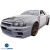 FRP TSE Front Bumper > Nissan Skyline (R34) GTR 1999-2004 > 2dr Coupe - image 2