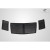 2009-2020 Nissan 370Z Z34 GT1 Hood Vents - 3 Piece (S) - image 2