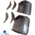 Carbon Fiber Dual Diffusers 2pc > Chevrolet Corvette (C7) 2014-2019 - image 4